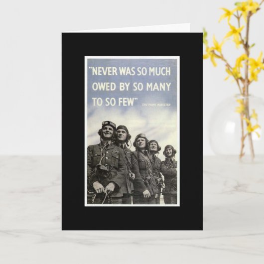 第二次世界大戦引用愛国軍隊 カード (黄色い花)