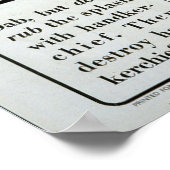 第二次世界大戦時のガス攻撃ポスター ポスター (角)