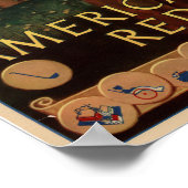 第二次世界大戦時アメリカ中赤十字 ポスター (角)