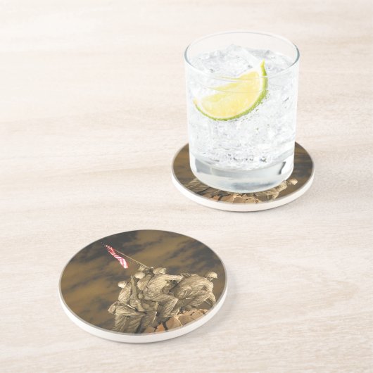 第二次世界大戦硫黄島記念のアーリントンVA コースター (側面)