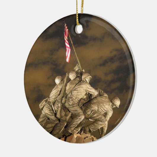 第二次世界大戦硫黄島記念のアーリントンVA セラミックオーナメント (左)