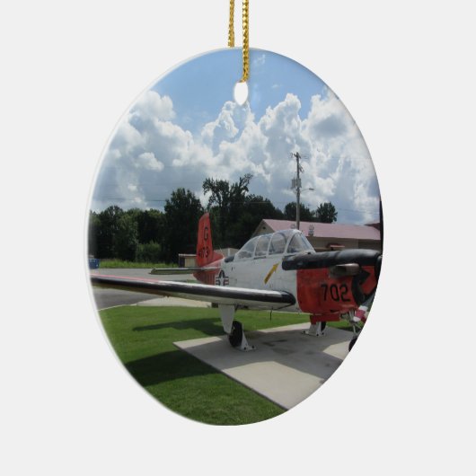 第二次世界大戦米国海軍T-34顧問のトレーナー セラミックオーナメント (右)