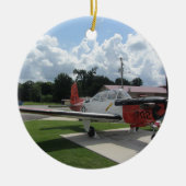 第二次世界大戦米国海軍T-34顧問のトレーナー セラミックオーナメント (正面)