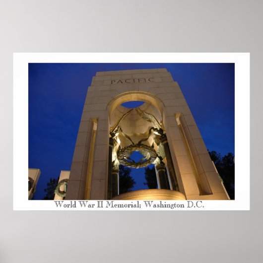 第二次世界大戦記念太平洋劇場 ポスター (正面)