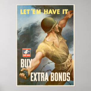 第二次世界大戦買軍債 ポスター
