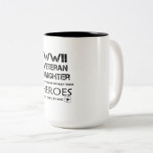 第二次世界大戦退役軍人の娘,ほとんどの人が会わない ツートーンマグカップ (正面右)