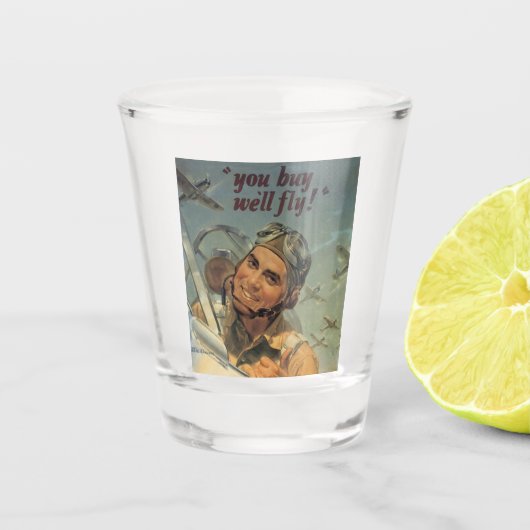 第二次世界大戦 ショットグラス (正面)