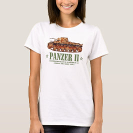 第二次世界大戦 ドイツ軍 軽戦車 Panzer II A2 WWII Tシャツ