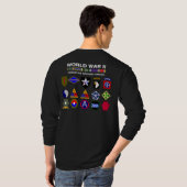 第二次世界大戦 – ヨーロッパの地上軍 Tシャツ (裏面フル)