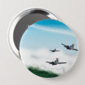 第二次世界大戦 缶バッジ (正面&裏面)