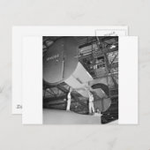 第二次世界大戦 航空機工場、1940年代 ポストカード (正面/裏面)