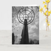 「第二次世界大戦 重砲兵」誕生日カード カード (黄色い花)