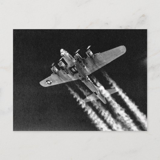第二次世界大戦B-17号機 ポストカード (正面)