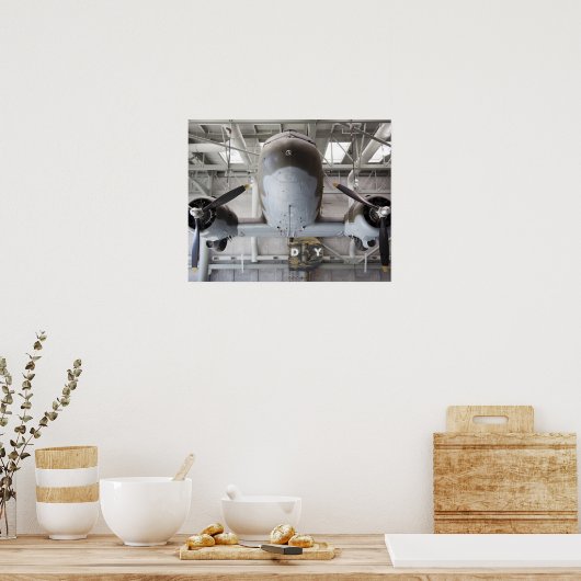 第二次世界大戦C-47ダコタ輸送機 ポスター (キッチン)