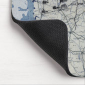 第二次世界大戦D日の地図1944年6月6日 マウスパッド (コーナー)