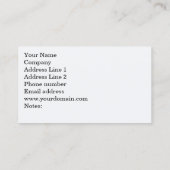 第二言語ビジネスカードとしての英語 名刺 (裏面)