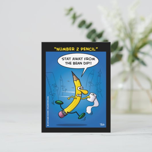 「第二鉛筆」 ポストカード (スタンド正面)