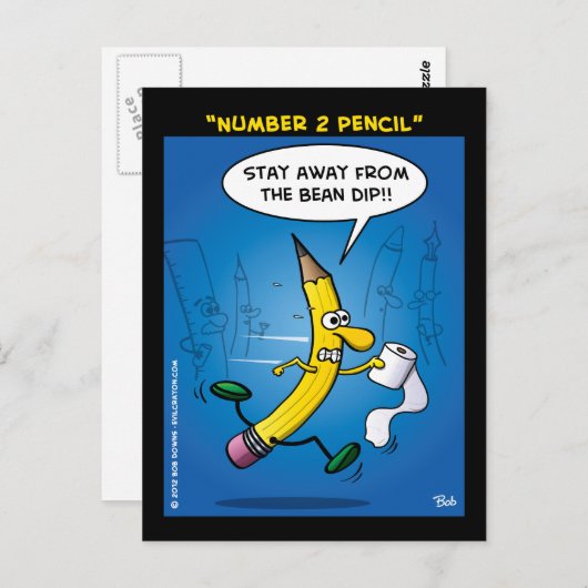 「第二鉛筆」 ポストカード (正面/裏面)