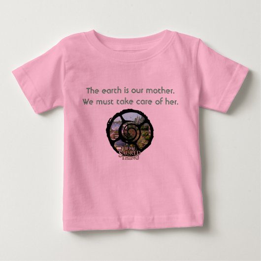 第五の聖地の母 ベビーTシャツ (正面)