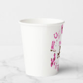 第五ロデオピンクウエスタンカウボーイ第5誕生日 紙コップ (右)