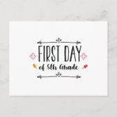 第五級の初日 ポストカード (正面)