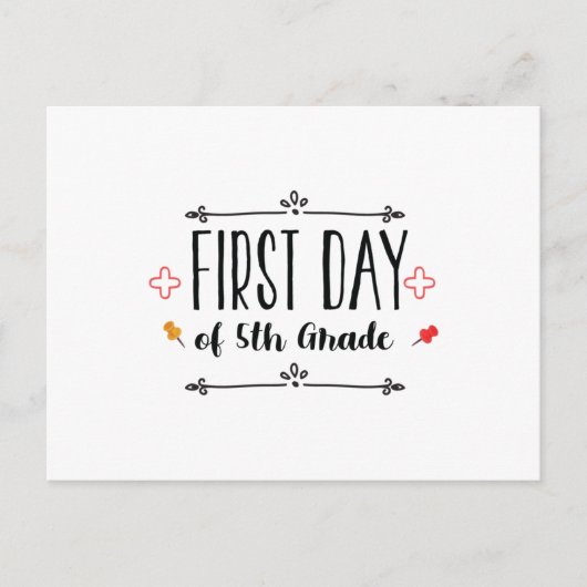 第五級の初日 ポストカード (正面)