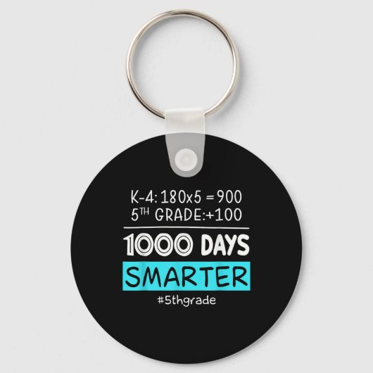 第五級先生1000日100頭が切れる日O キーホルダー (正面)