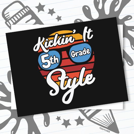 第五級第一日5級新学期 ポストカード