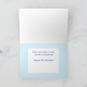 第五誕生日パーソナライズされたカード! カード (内部)