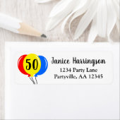 第五誕生日吹き出しアドレス ラベル (インサイチュ)