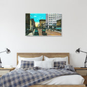 第五通りルッキング北，サンディエゴ キャンバスプリント (インサイチュ (寝室))