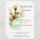 第伝統的1回聖体拝領証書 シーズンカード (正面/裏面)