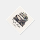 第八十ヴィンテージ巻80誕生日 スタンダードカクテルナプキン (角)