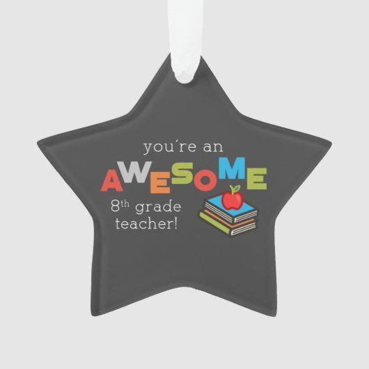 第八級先生の評価素晴らし, オーナメント (正面)