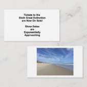 第六の大量絶滅 封入カード エンクロージャーカード (正面/裏面)