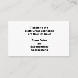 第六の大量絶滅 封入カード エンクロージャーカード