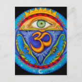 第六チャクラ三眼 ポストカード (正面)