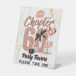 第六十バラ金ゴールド第六十誕生日 エレガント 台座サイン