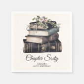 第六十ヴィンテージ巻60誕生日 スタンダードカクテルナプキン (正面)