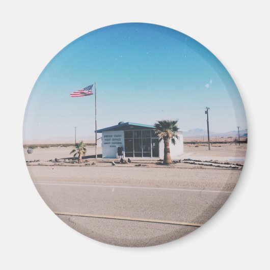 第六十六レトロ郵便局 マグネット (正面)