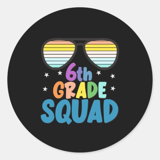 第六等分隊 ラウンドシール (正面)