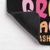 第六級先生カラフル文字 マウスパッド (コーナー)