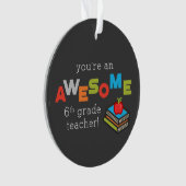 第六級先生感謝素晴らし日 オーナメント (正面)