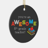 第六級先生感謝素晴らし日 セラミックオーナメント (右)