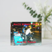 第六通りタクシー郵便カード ポストカード (スタンド正面)