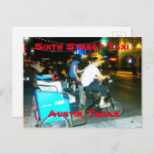 第六通りタクシー郵便カード ポストカード (正面/裏面)