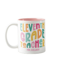 第十一級先生カラフルレトロ文字