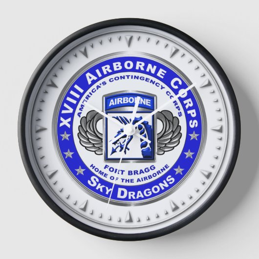 第十八空挺部隊 壁時計 (正面)