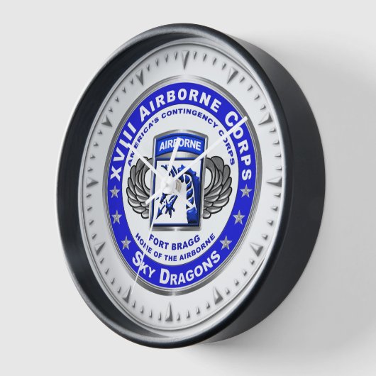 第十八空挺部隊 壁時計 (傾斜)