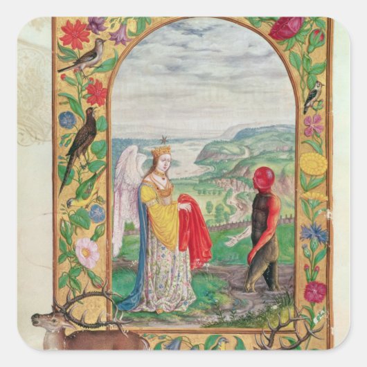 第四のイラストレーション スクエアシール (正面)